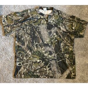Mossy Oak Break-Up Camouflage Polyester T-Shirt Short Sleeve Multi-Color XXL